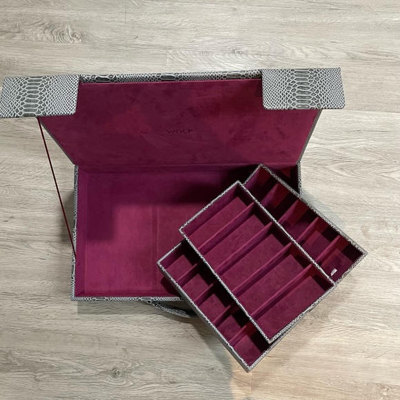 NWOT - Beautiful Grey Python Case - Picture 2 of 4